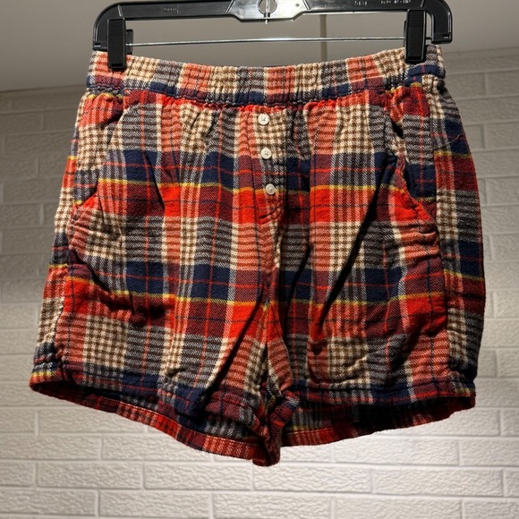 Aerie Womens Plaid Shorts Lounge Sleep Pajama Casual Cute Comfy Small S - Picture 1 of 3